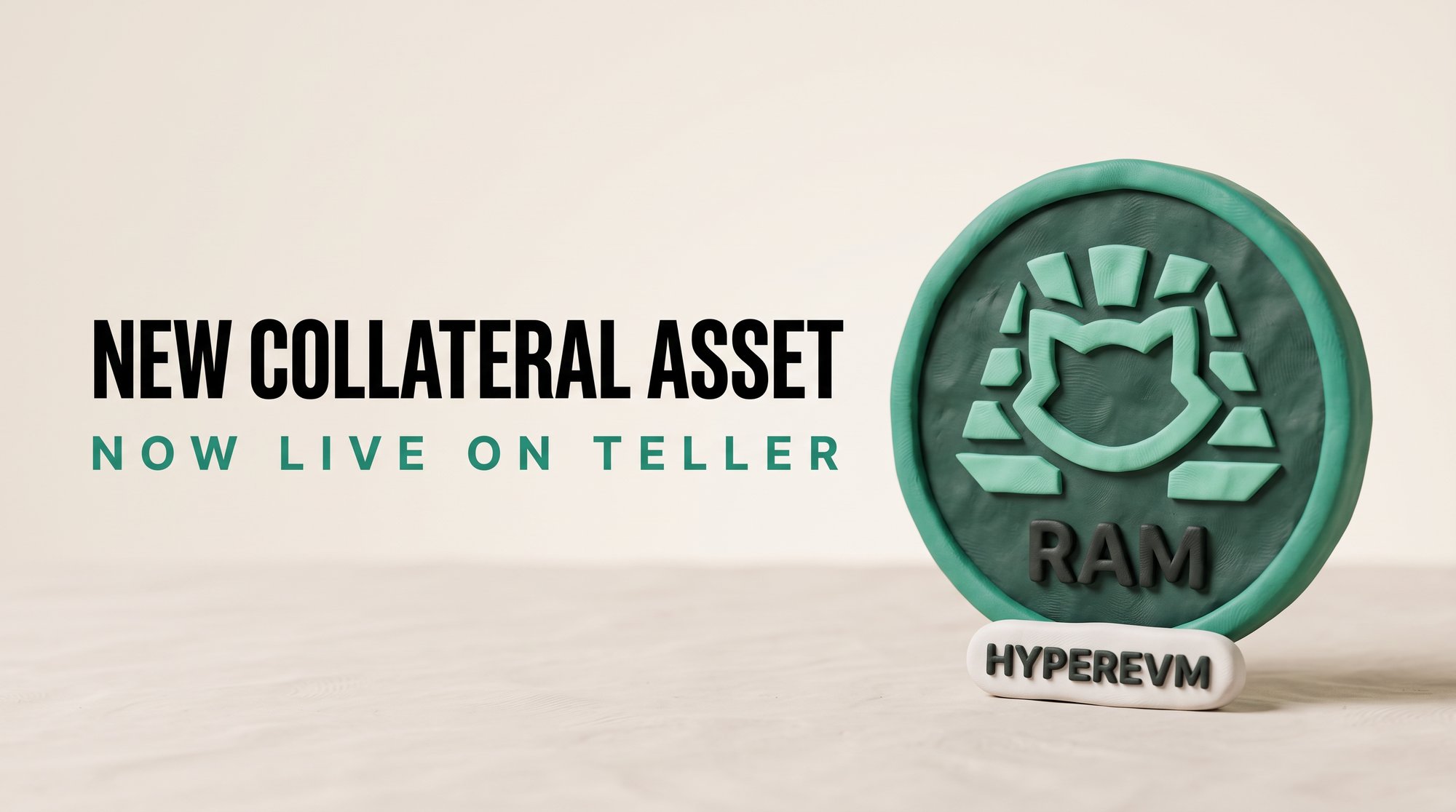 hyperRAM is now live as collateral on Teller